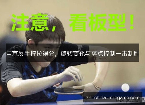申京反手拧拉得分,旋转变化与落点控制一击制胜 申京反手拧拉得分,旋转变化与落点控制一击制胜